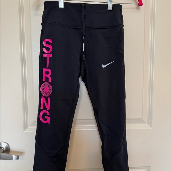 NIKE X SOUL CYCLE Breast Cancer Limited Edition Nike Running Dri-Fit Leggings XS - Picture 1 of 4